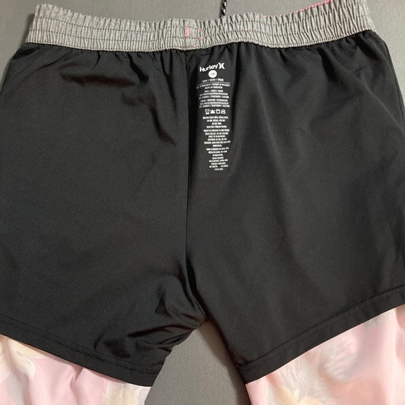 Hurley Pink Floral Men's Swim Trunks - Picture 6 of 7